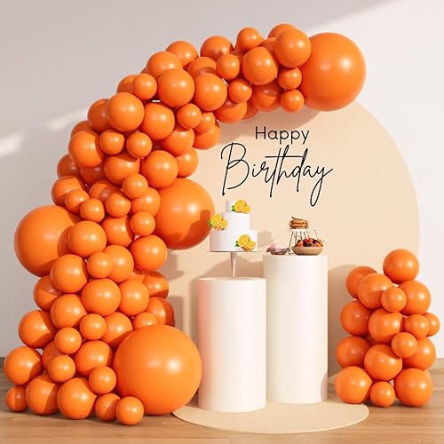 Miniatura 1 de Globos de látex surtidos, 125 piezas de diferentes tamaños de 18, 12, 10 y 5 pulgadas, kit de globos para fiesta de cumpleaños, graduación, baby