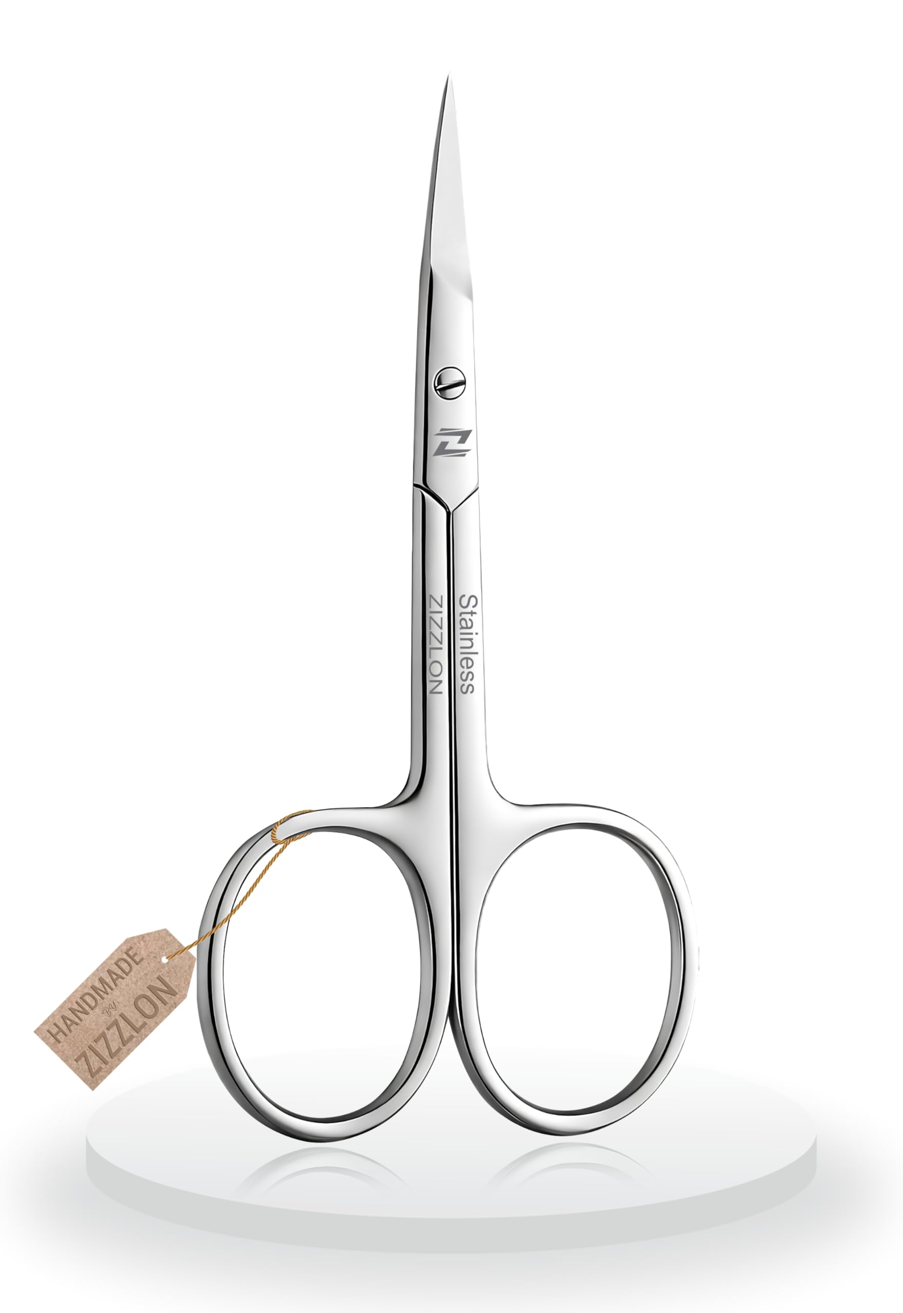 Amazon.com : ZIZZLON Cuticle Scissors Extra Fine Curved Stainless