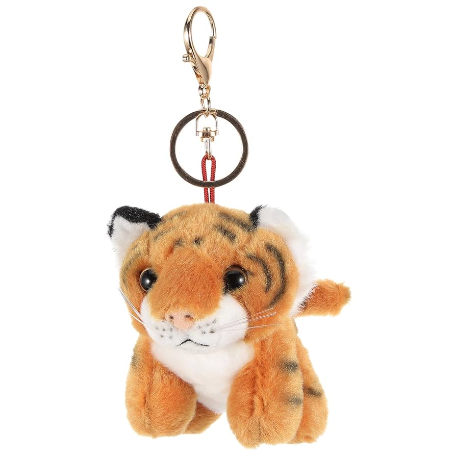 Amazon.co.jp: [jojofuny] 虎のぬいぐるみキーホルダー バッグ