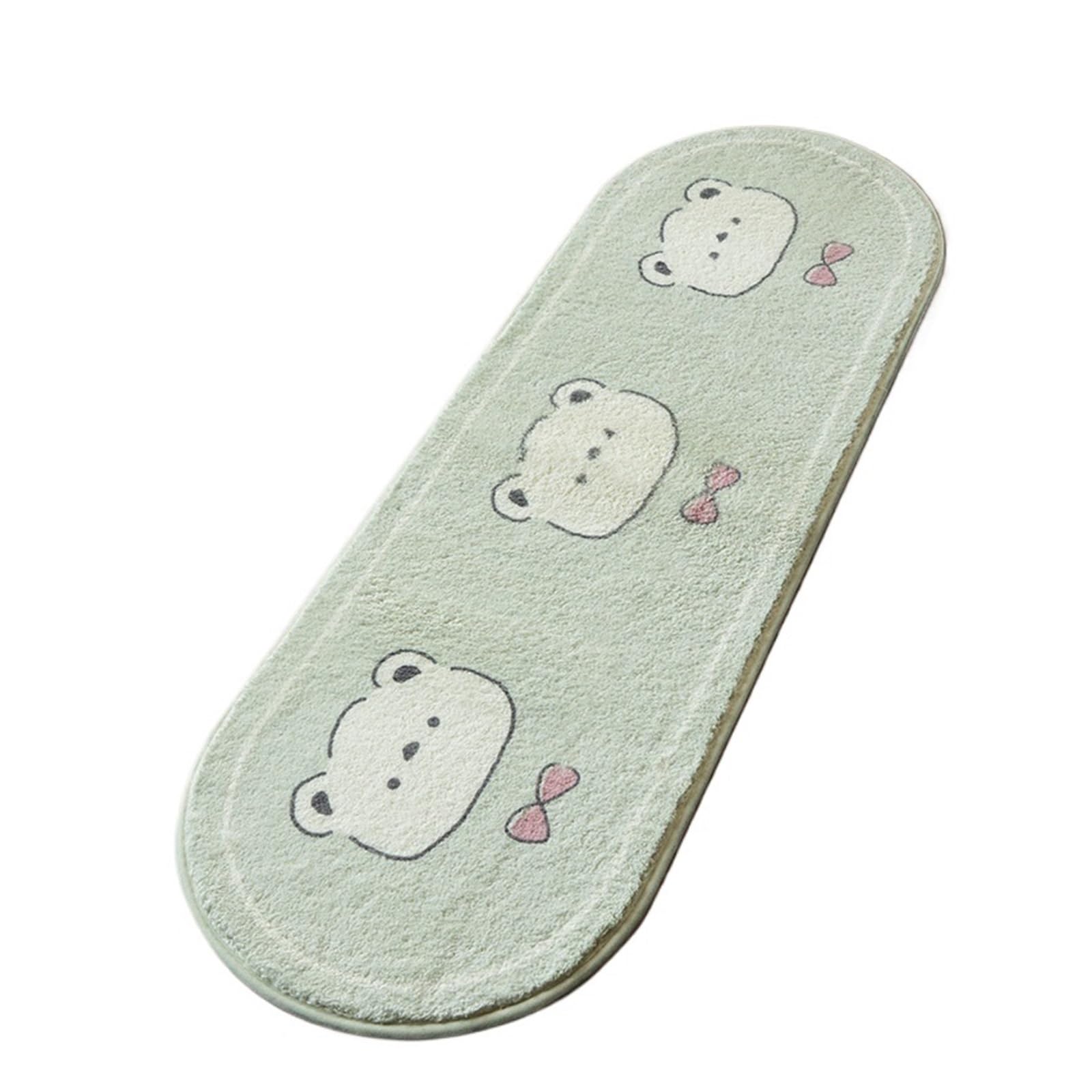 Tapis de chevet Little White Bear pour chambre d'enfant et sortie de douche