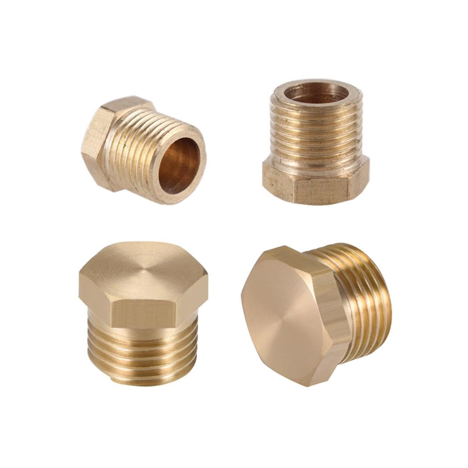 Ton de différentes tailles tube fileté mâle BSP avec tête hexagonale externe laiton (45661)