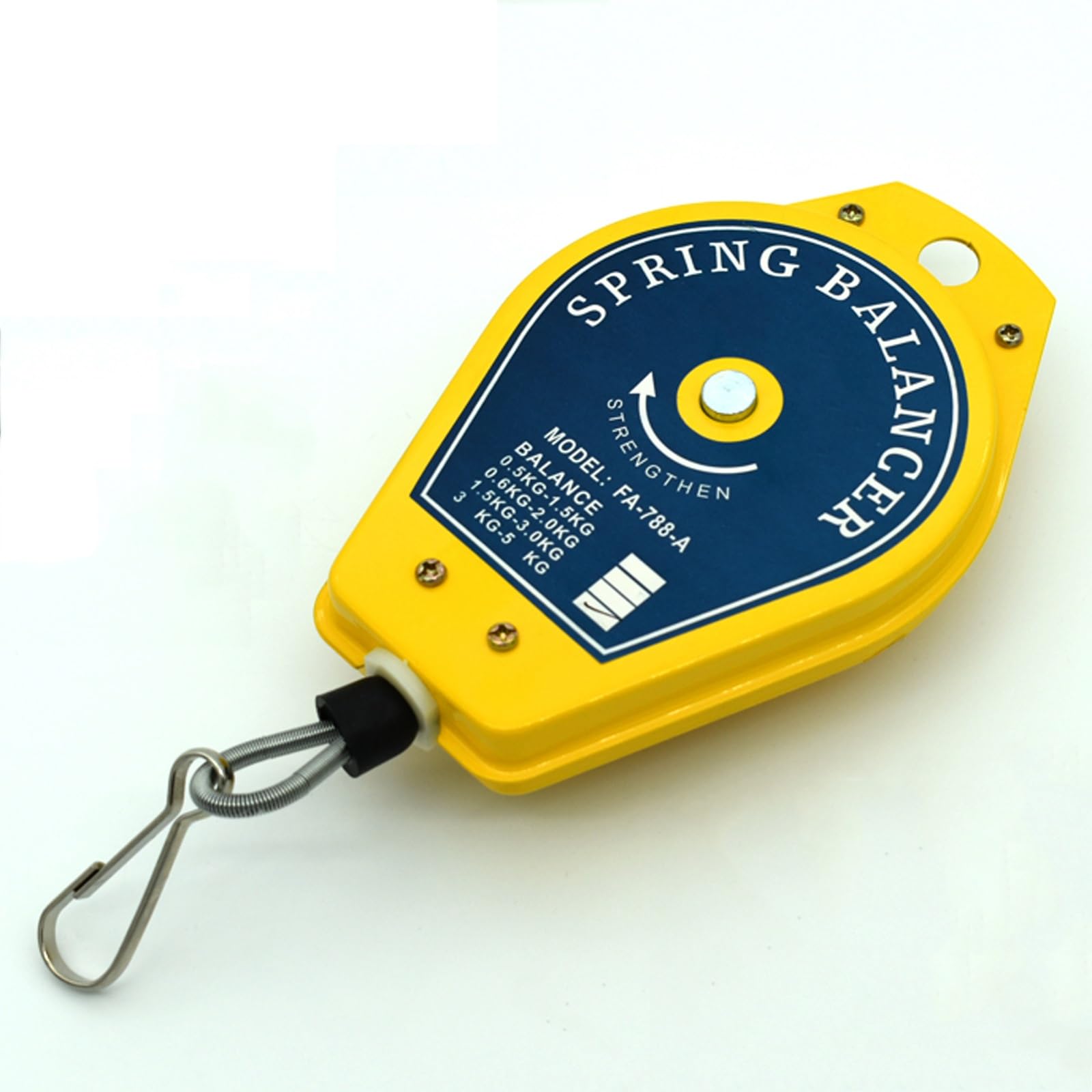 UZAMIRLEX Spring Balancer, Spring Balancer With 135cm Steel Wire Rope Multiple Load Capacities(3-5kg)