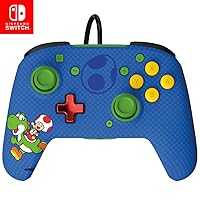 PDP Switch Rematch cablato controller TOAD & YOSHI licenza ufficiale by Nintendo