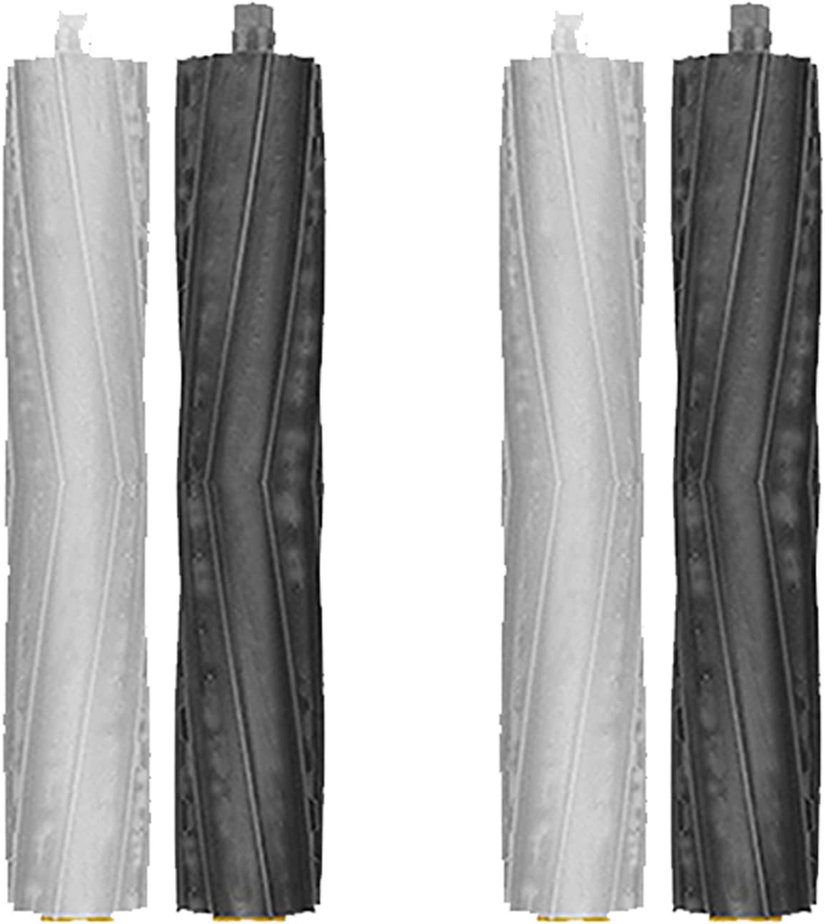 2 Sets Extractor Roller Brush Replacement Parts Compatible with iRobot Roomba 800 900 Series 805 860 870 880 890 891 960 961 980 981 985 Vacuum Accessories