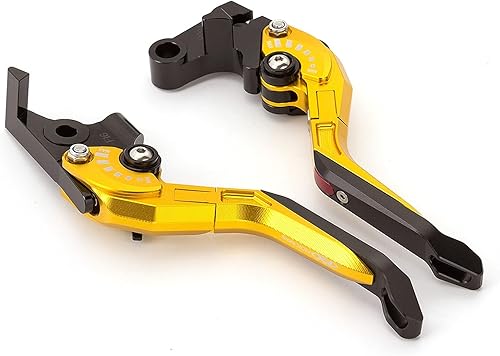 Miniatura 1 de DYYDCK Palancas de embrague de freno extensible para motocicleta CNC 3D Rhombus para Yamaha XTZ125 Xtz 125 2014-2018 2015 2016 2017 Palanca de