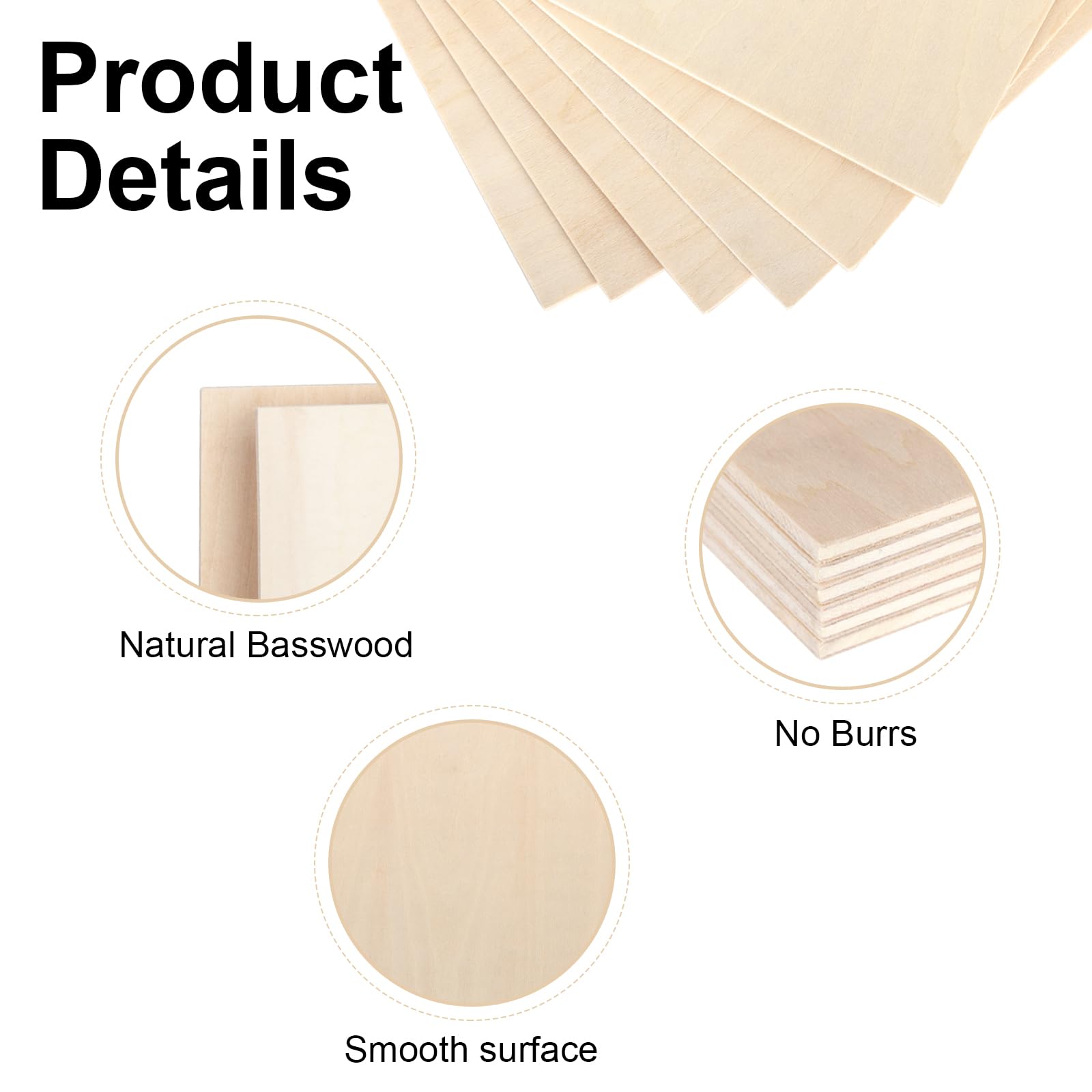 Compensato Di Tiglio 3mm A3 - 10 Pezzi 420x300mm, Per Modellismo, Taglio Laser E Fai Da Te - Foto 4