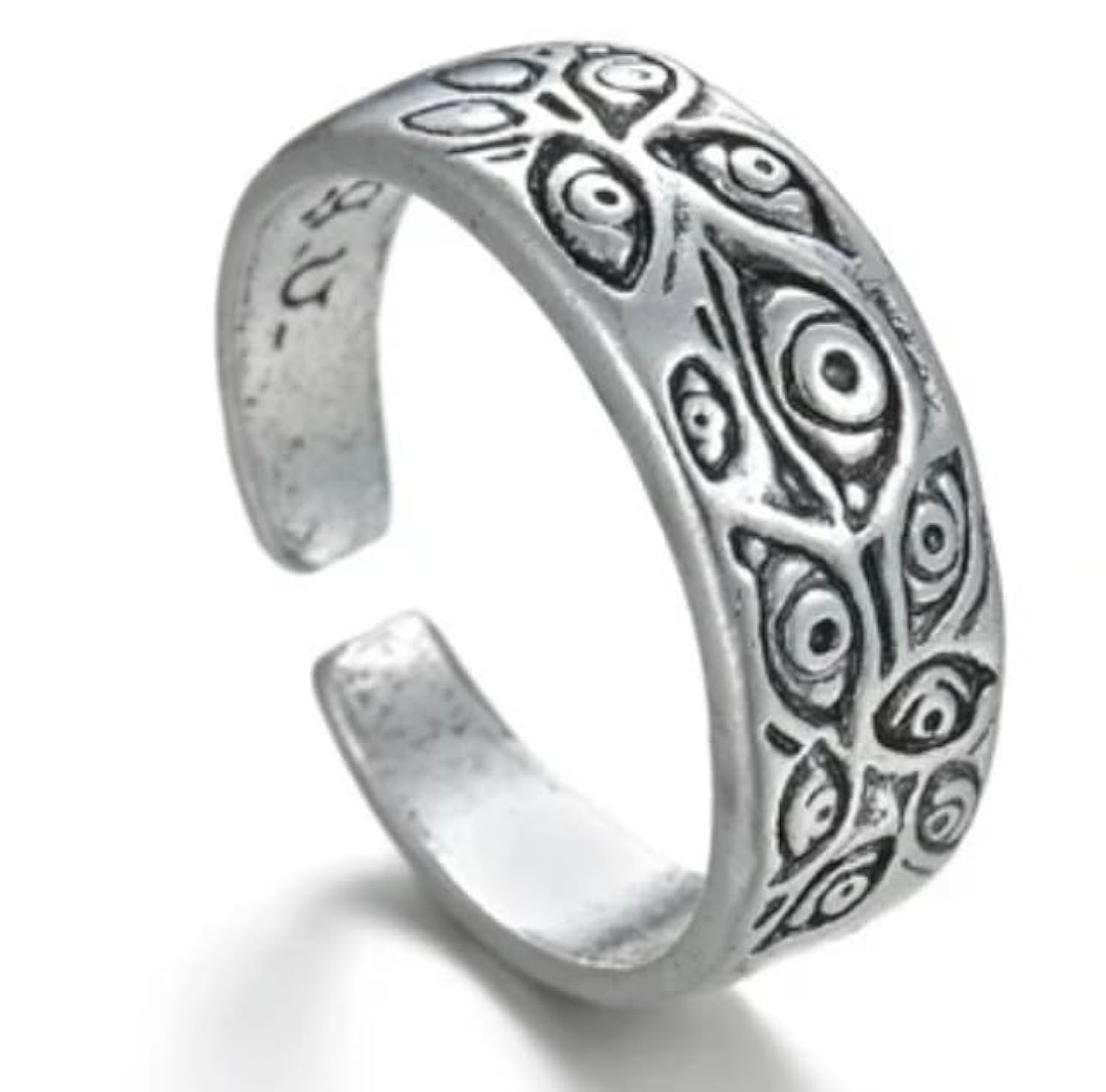 Ryomen Sukuna Black Eye Jujutsu Kaisen Anime Manga Cosplay Adjustable Ring Prop Jewelry for Fans