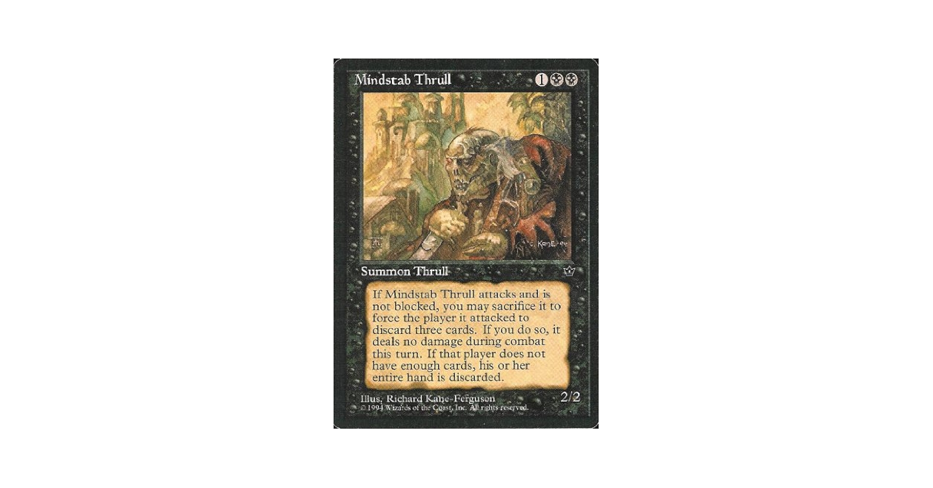Amazon.com: Magic The Gathering - Mindstab Thrull - Fallen