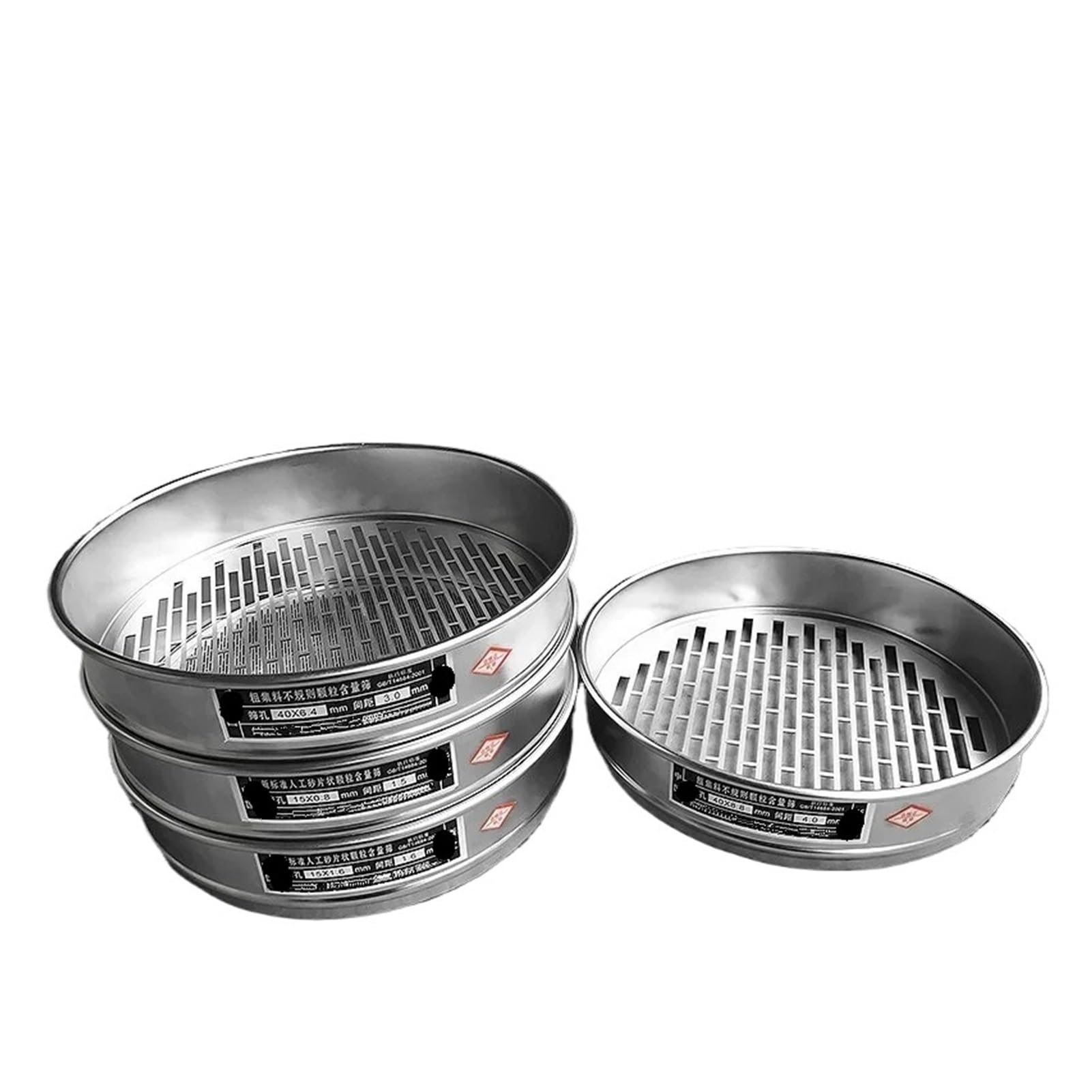 Sitko kontrolne prostokątne sitko do piasku żwirowego zastosowanie (8 sztuk Cover and Bottom)