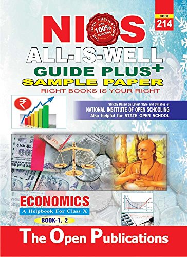 The Open Publications NIOS 214 Economics Class 10 - Guide & Sample Papers