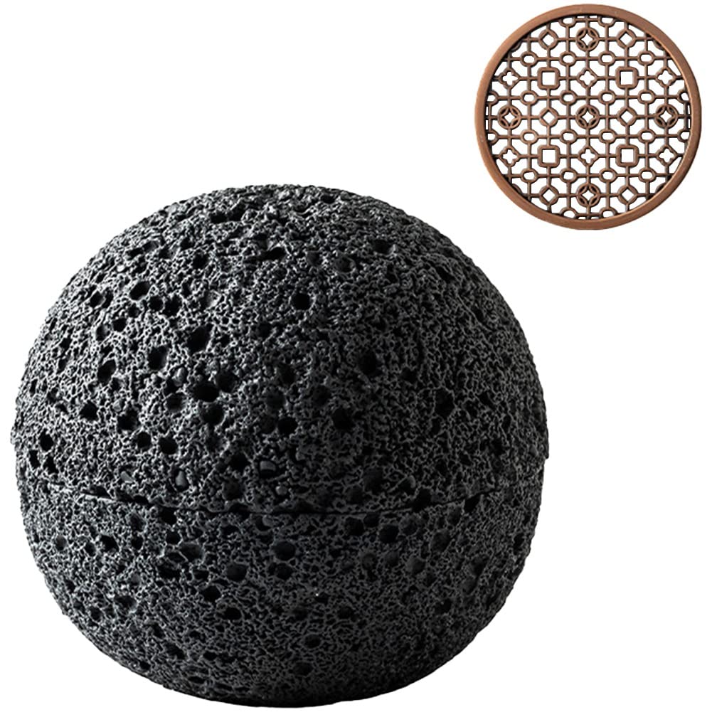 CTRLZS 1Set Molecular Cuisine Creativity Imitate the Round Smoke Cup Black Tableware on the Ball Plate Molecular Cooking Bowl