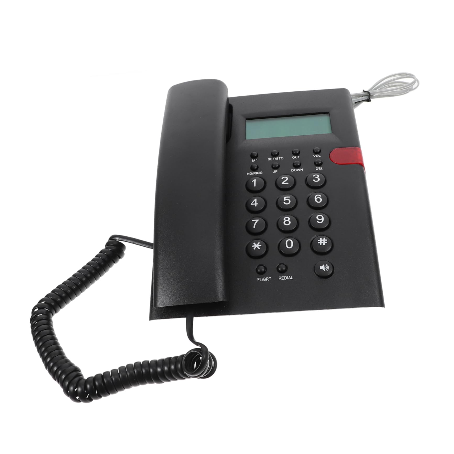 Telefono Fisso Tasti Grandi Telefono Domestico per Casa Compatto E Pratico Risposta Rapida per Ambienti Familiari E Ufficiali