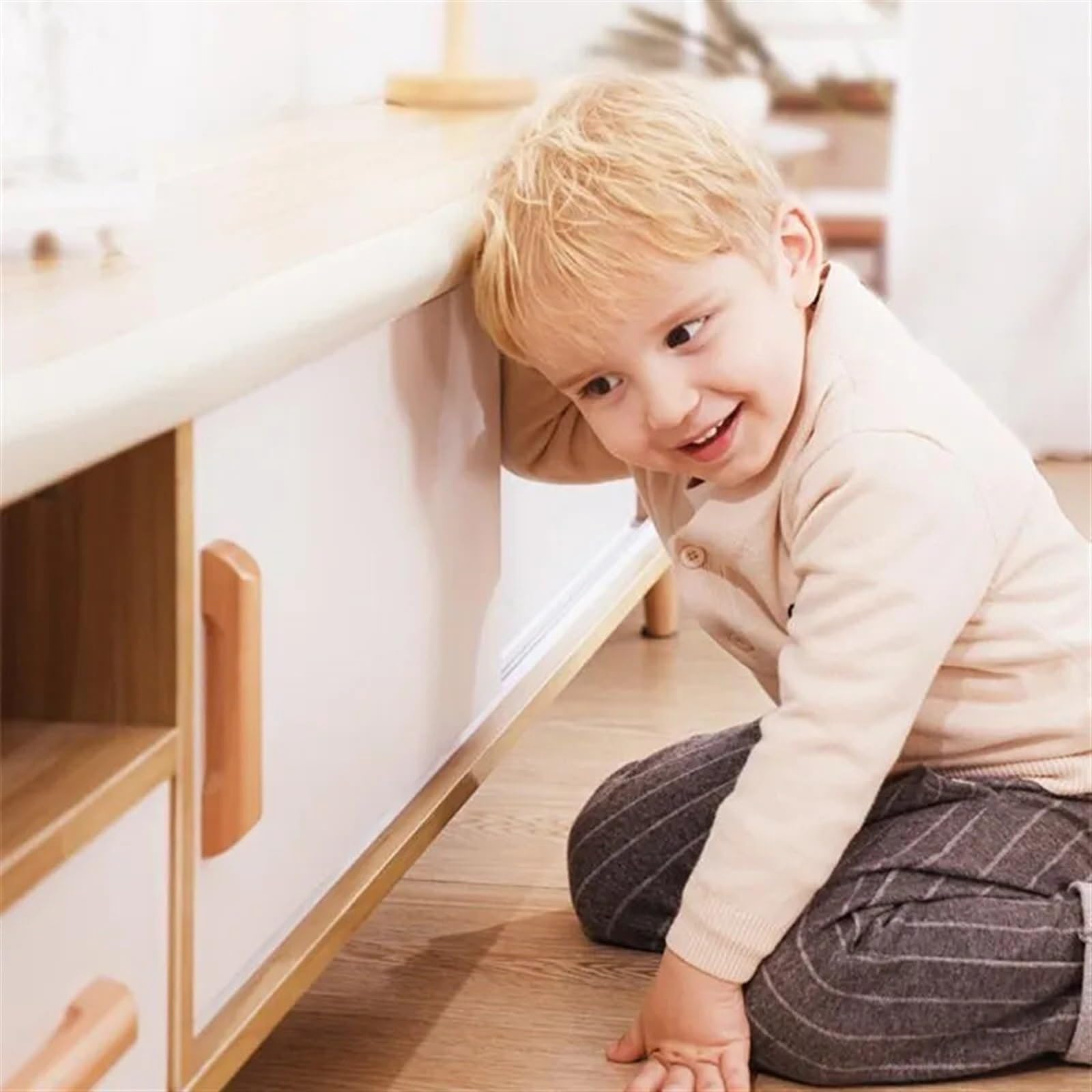 Protectores de Esquina para mesas, Seguridad Infantil, Tira Protectora de Espuma anticolisión para armarios