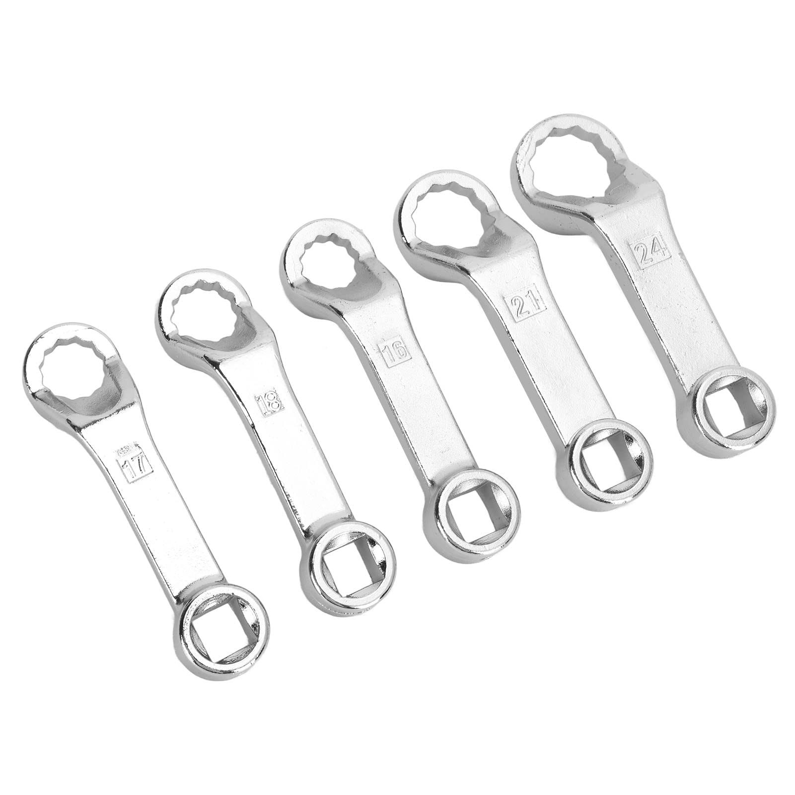 Akozon Chiave a Tubo per Supporto Motore 16 Mm 17 Mm 18 21 24 Offset Strumento di Regolazione della Campanatura dell'asse Posteriore per W220 W210 W203 W219 W221
