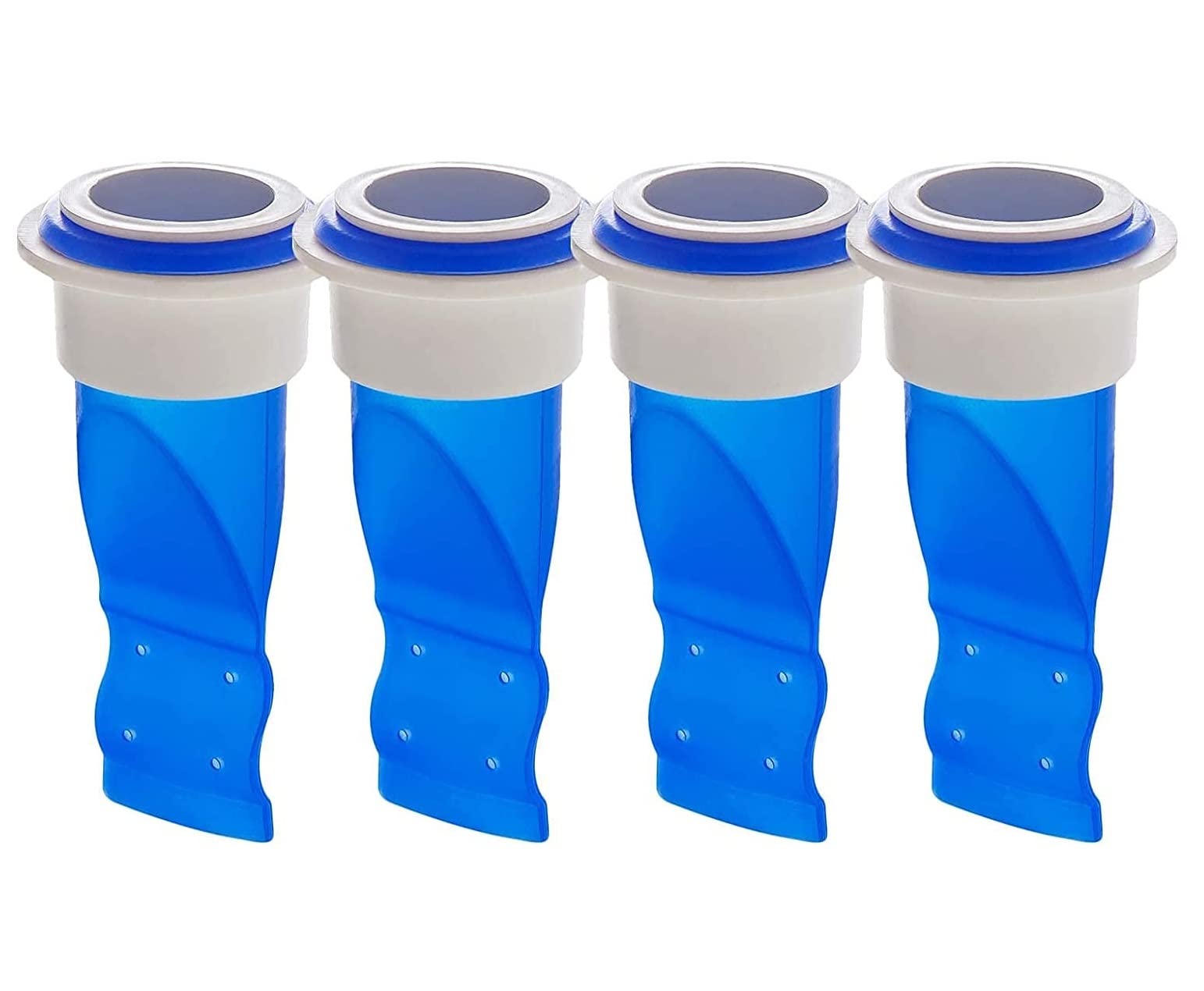 PLUZNIQ® Drain Backflow Preventer, One Way Valve, Adjustable Silicone Sink Floor Drain Trap for Pipes Tubes in Toilet Bathroom Kitchen (Pack of 4, Blue) (B0BW5R18F9) Amazon Price History, Amazon Price Tracker