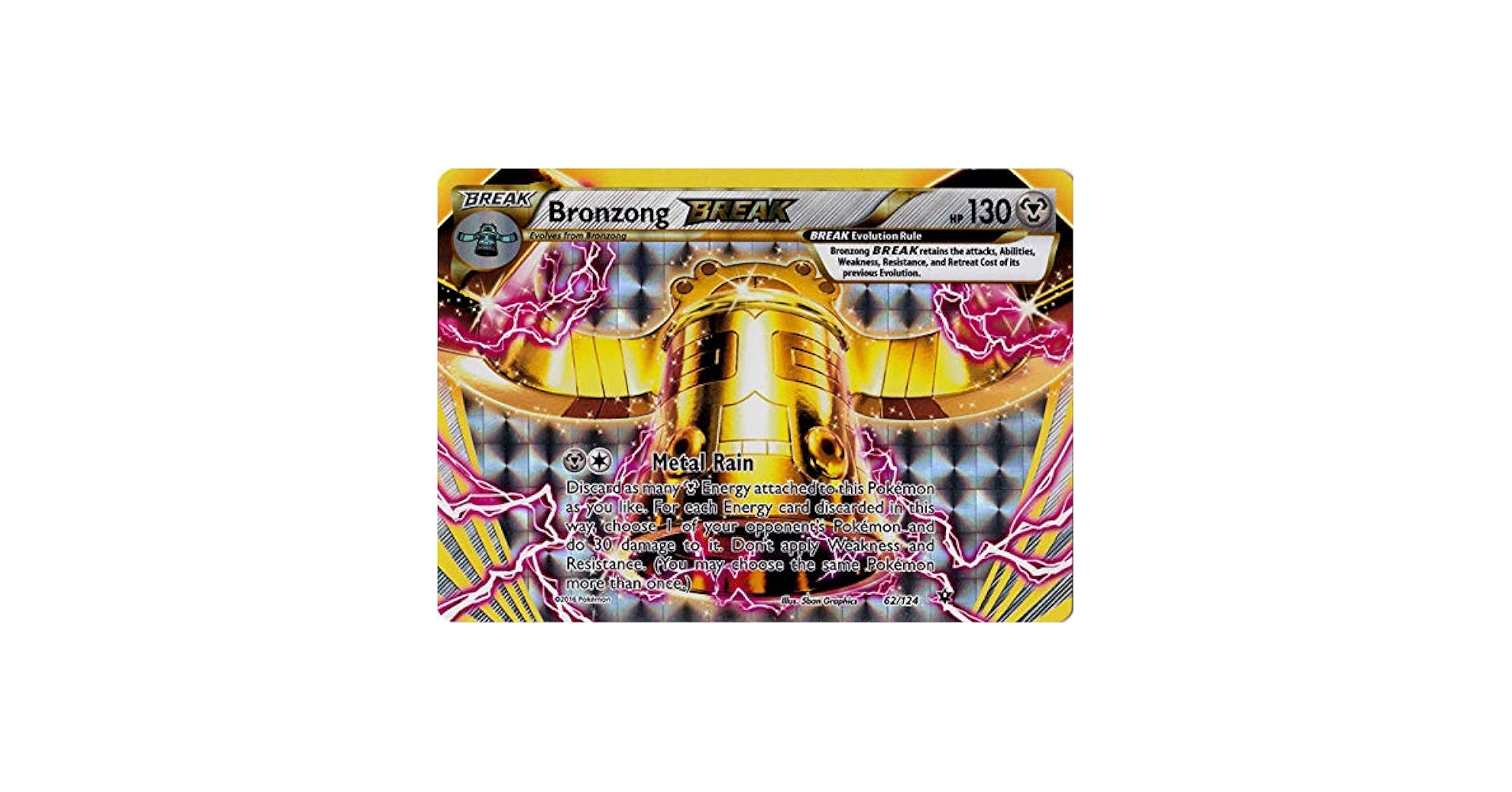 Amazon.com: Pokemon - Bronzong Break (62/124) - XY Fates