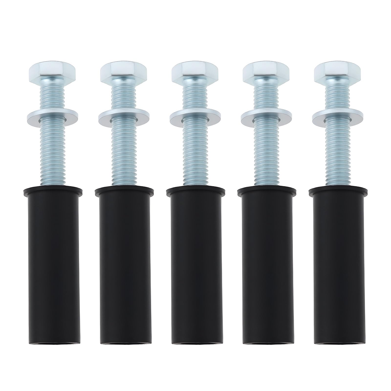 Lt Easiyl 5 Set Tarmac Asphalt Fixing M10x100mm Speed Bump Bolt M10x55mm Nut & M10 Washer For Wheel Stoppers Traffic Ramps