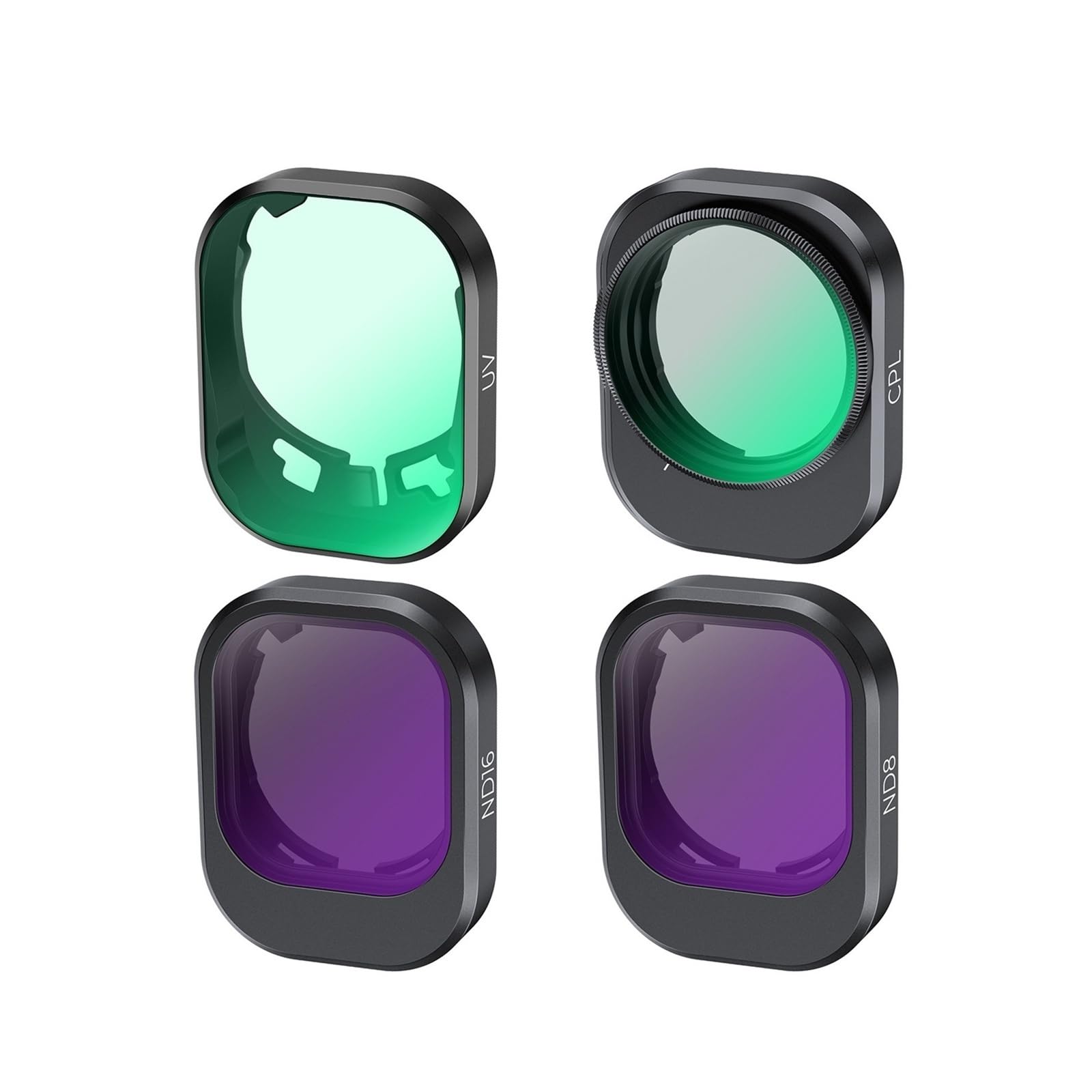 Set di filtri for lenti for drone, controllo multi-luce