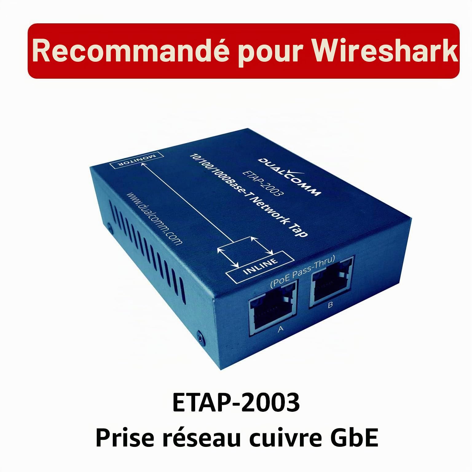10/100/1000Base-T Gigabit Ethernet Network Tap