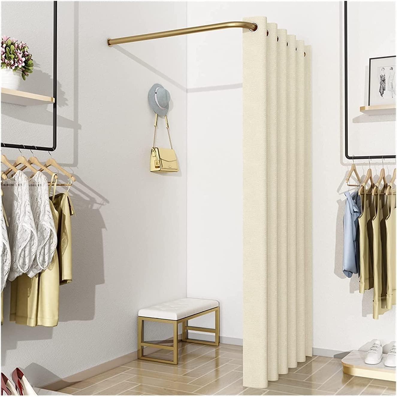Séparateur de vestiaire portable pour se changer à l'intérieur