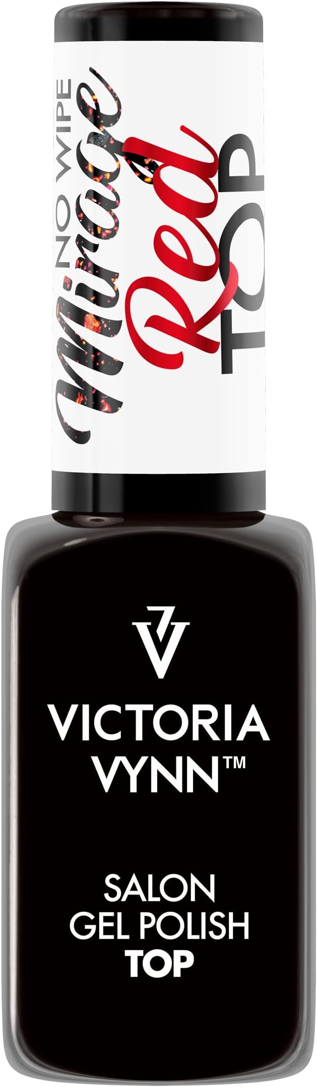 GEL POLISH Top Red Mirage No Wipe UV Led Gel Polish Top 8ml