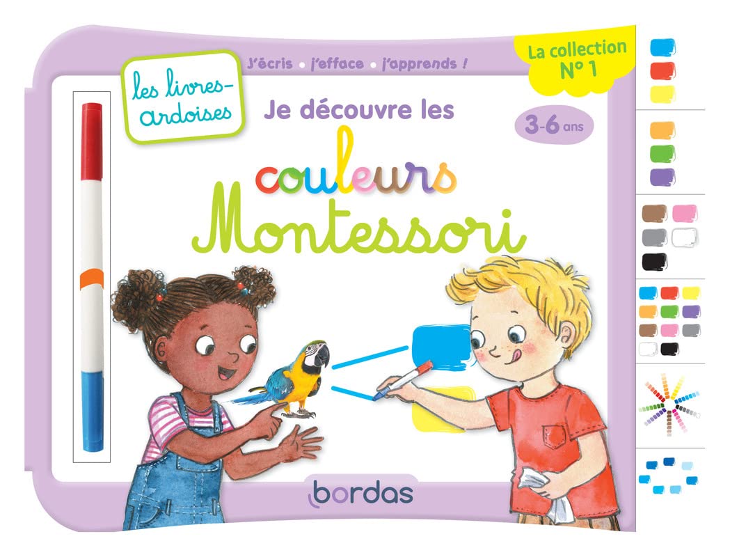 Les livres-​ardoises - Les couleurs Montessori - Maternelle PS-​MS-​GS (3-​6 ans)