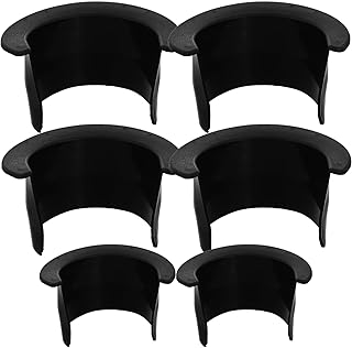 6pcs Billiards Table Pocket Liner 4 Corner Pool Table Pocket Liners Replacement Billiards Liners Replacements for Bar Pool Table Plastic Black 1.96 * 1.96 * 1.96inch