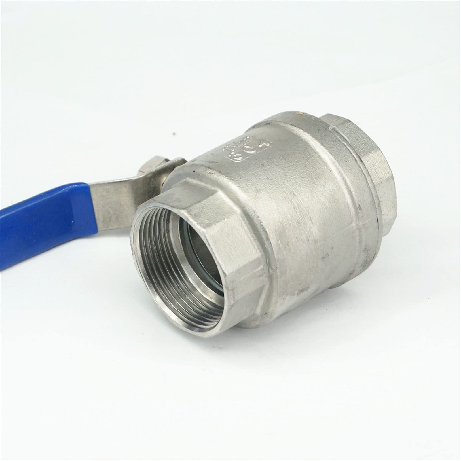 DN40 1-1/2 Pulgadas Hembra Puerto Completo SS304 Acero Inoxidable 2 Piezas Tipo válvula de Bola Agua Gas Aceite