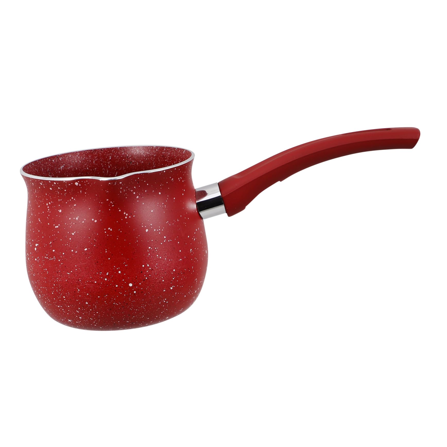 COLLBATH Stainless Steel Melting Pot for Coffee Butter and Compact Turkish Coffee Maker with Plastic Handle Versatile Kitchen Tool for Stovetop Use