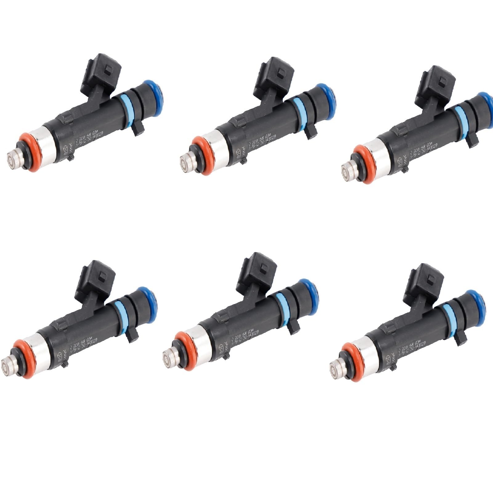 Boquilla de inyector diésel 1 ud./4 Uds. Inyector de combustible para Dacia Sandero Dokker Logan para Renault Kangoo 0280158034 Piezas de coche(4pcs)
