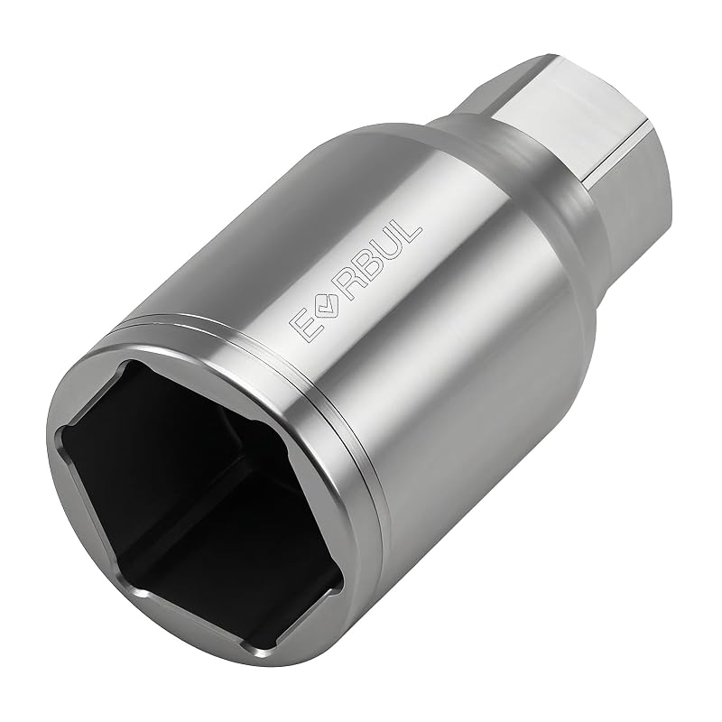 Soquete para instalação e remoção do sensor de pressão de controle da injeção ICP EVRBUL 24 mm para Ford 6.0L Powerstroke Diesel – 1 unidade