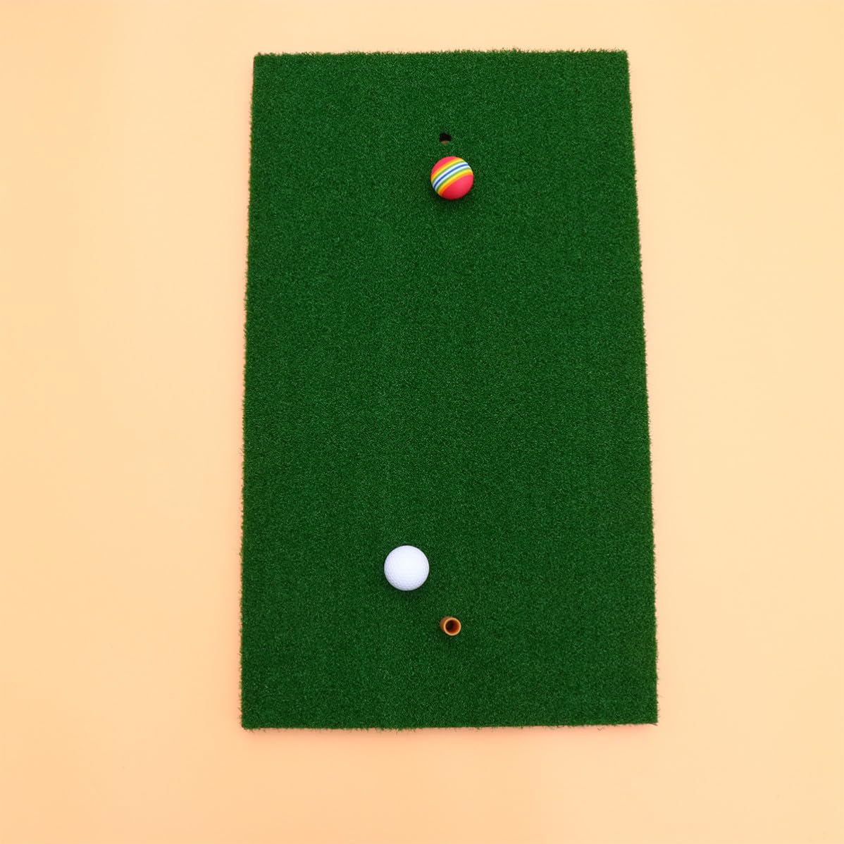 Tappeto Golf Allenamento Portatile, Verde, in PP, per Pratica
