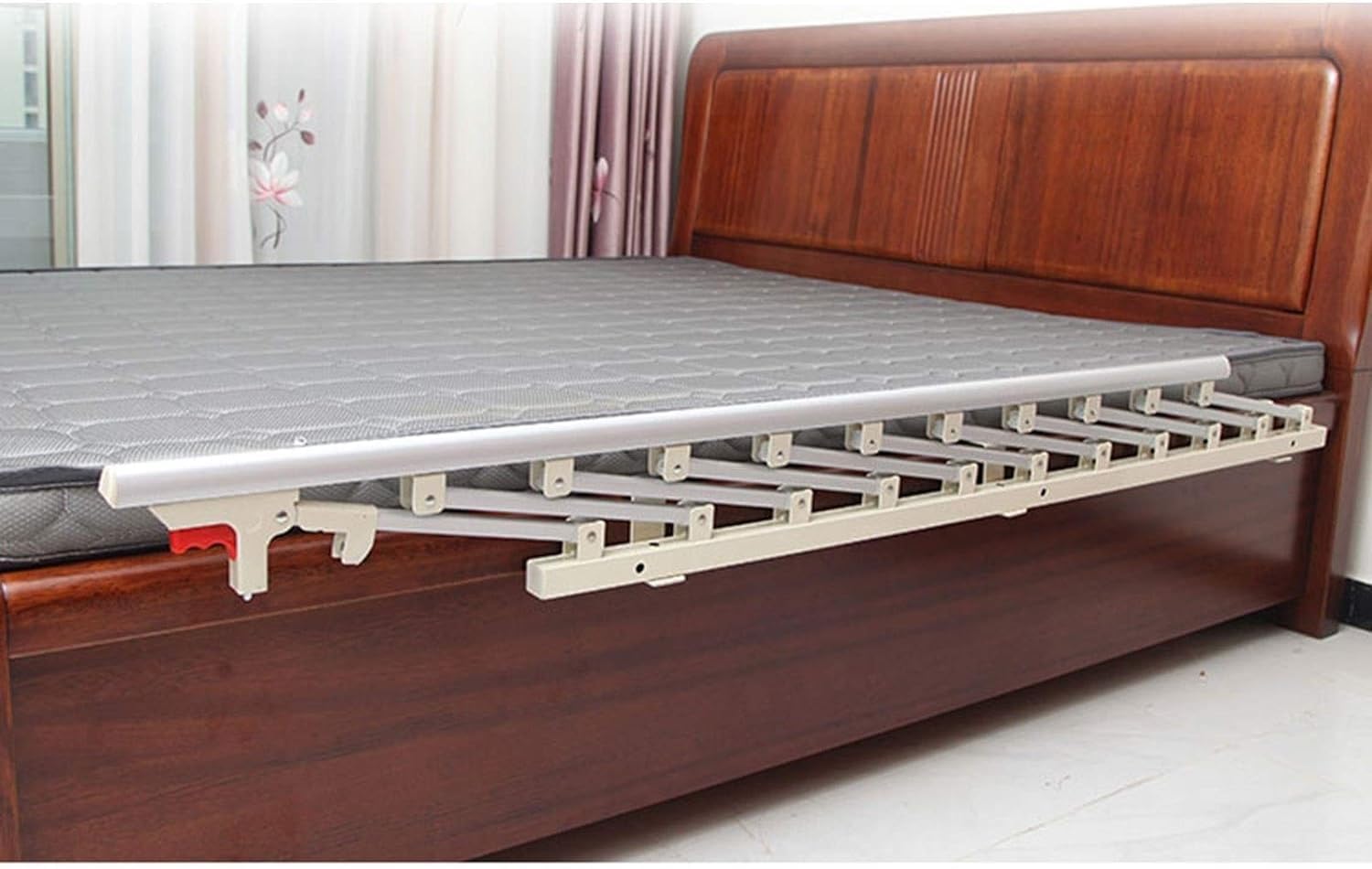 Barandilla de Cama Plegable para Ancianos, protección Lateral de Seguridad para Adultos Mayores, asa de Asistencia, barandilla de Cama, pasamanos Lateral de Cama, 120 cm