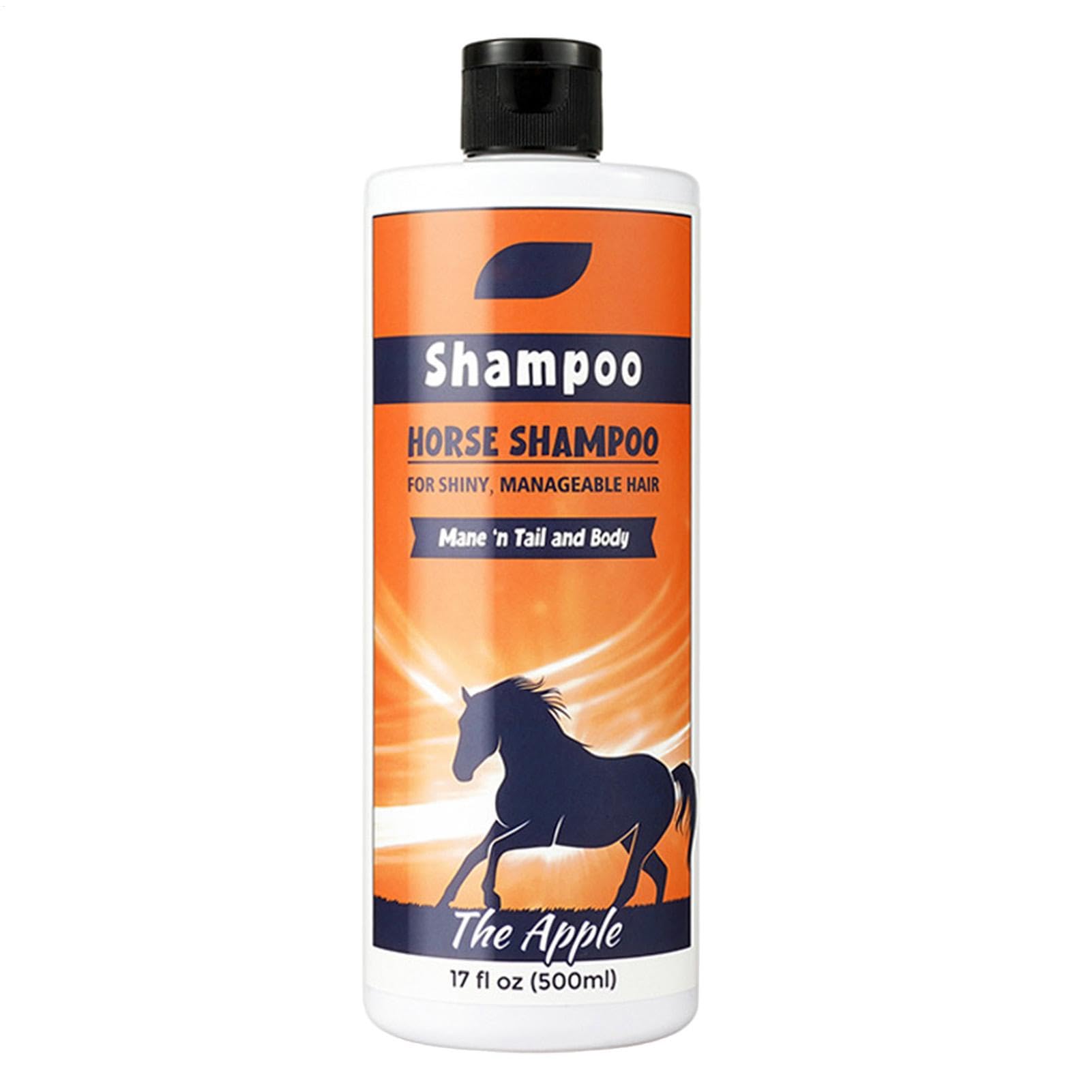 Acondicionador de crines y Colas, gallos de Caballo y champú para Cola, champú acondicionador para Cola y Melena, 500 ml, Accesorios para el Cuidado de Caballos, Limpiador para Limpieza y