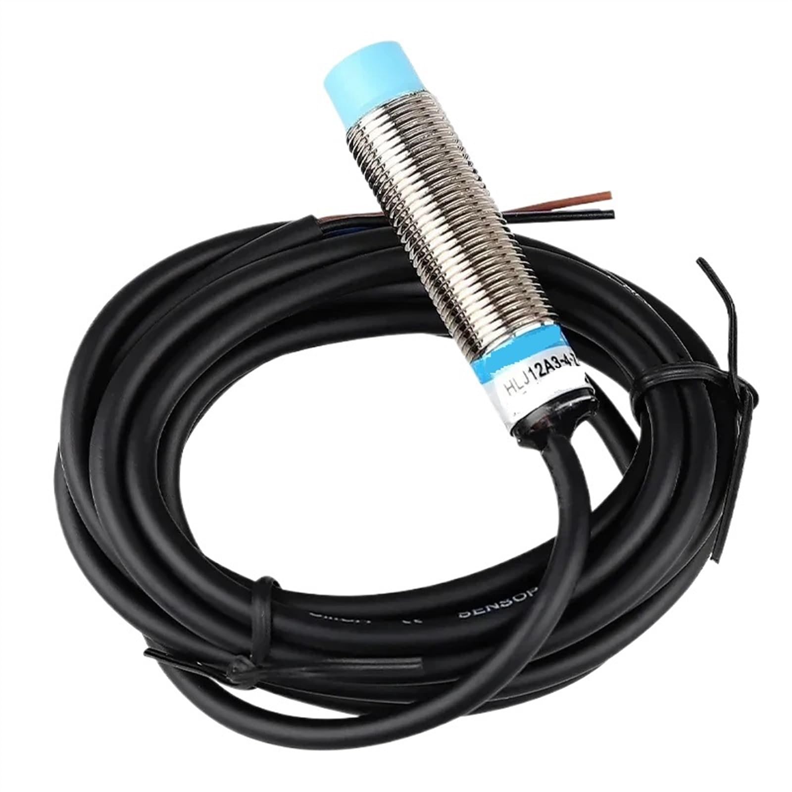 1 Interruptor de proximidad inductivo NPN Tres Cables CC, Normalmente Abierto, Impermeable, HLJ12A3-4-Z/N1, Sensor m12(M12 PNP NO)