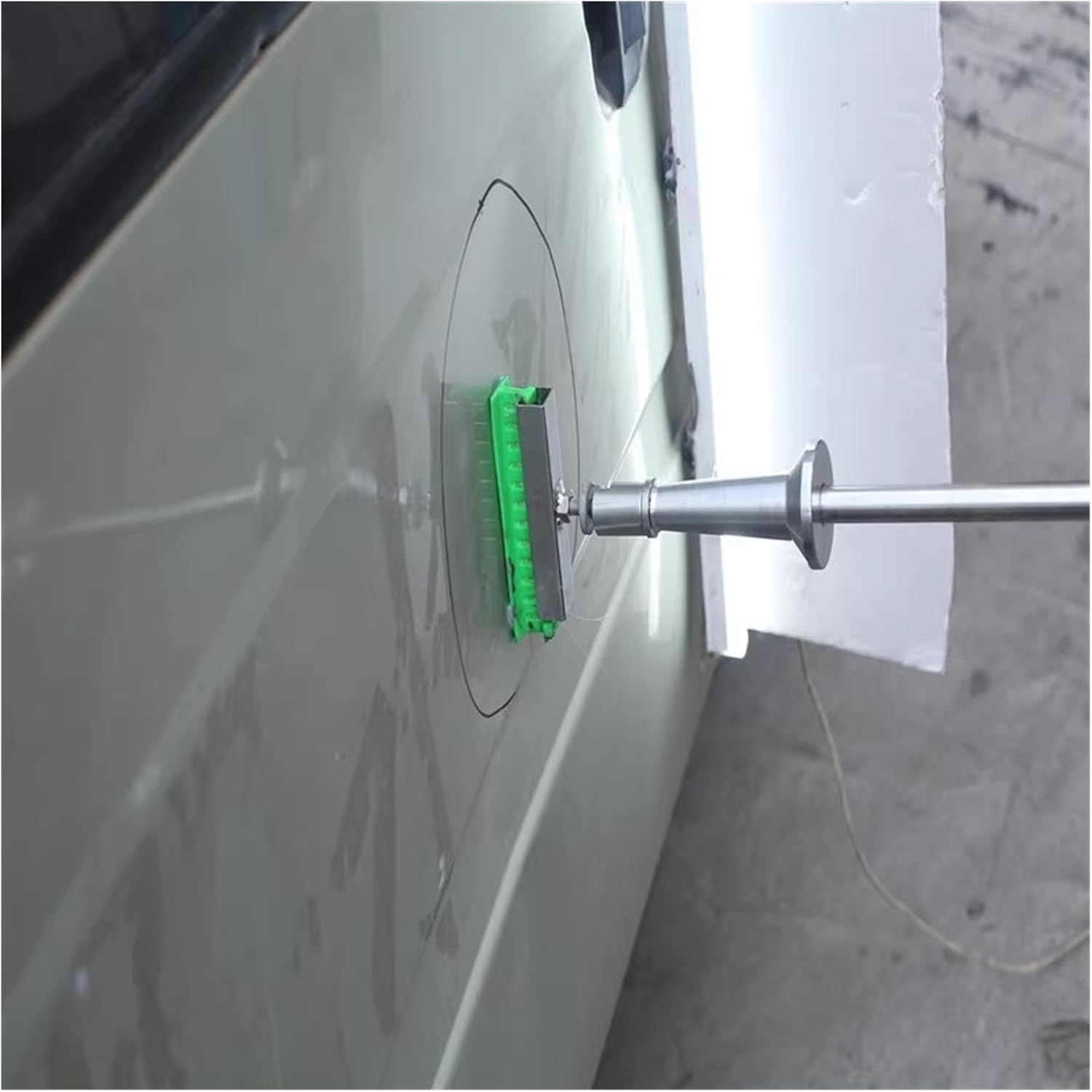 Car Dent Repair Pull Row 、4-Piece Body Dent Repair Without Trace Strong and Durable Anti-Break Tool Gasket(Round 6-Piece Set)