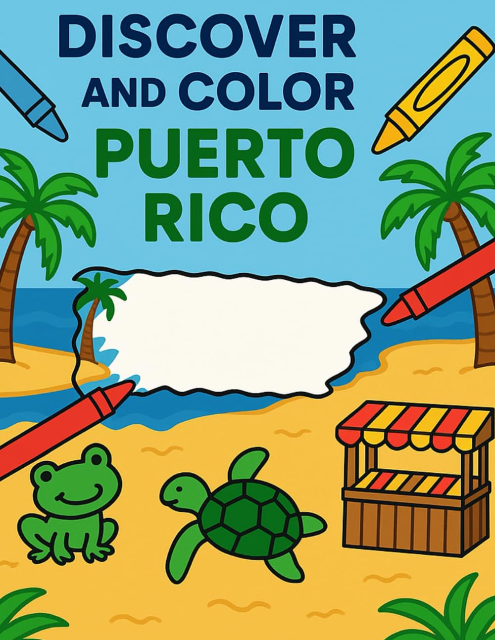 Discover and Color Puerto Rico