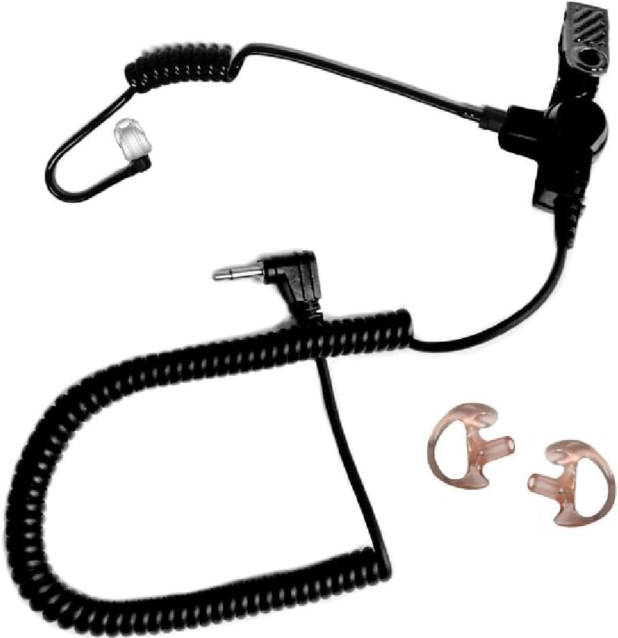 EP1089SC Fox 3.5mm Listen Only Earpiece with Black Acoustic Tube