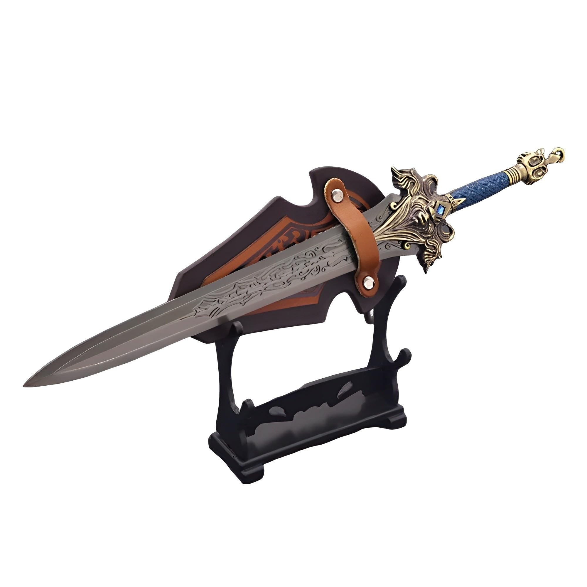 Figurine Anime, Modelli in Miniatura di Personaggi Giochi Fantasy con Supporti, Ashbringer, Frostmourne, Gorehowl