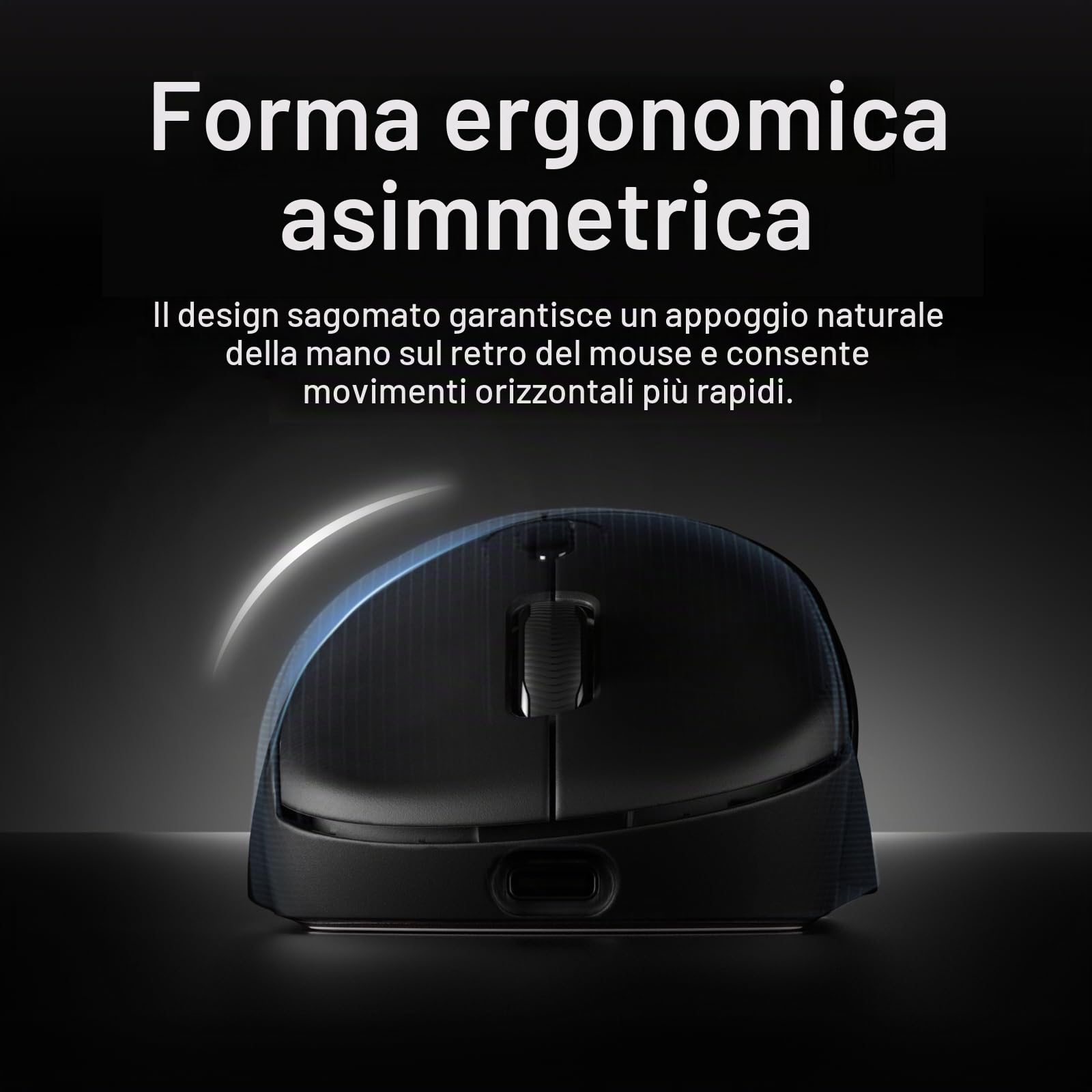 Rapoo VT3 Gen-2 - Mouse da gioco senza fili con velocità di interrogazione reale 8000 Hz, 26 K DPI, 53 g, ultra leggero, 750 ore, Nordic nRF54L15 MCU, 100 milioni di interruttori meccanici, 10 tasti