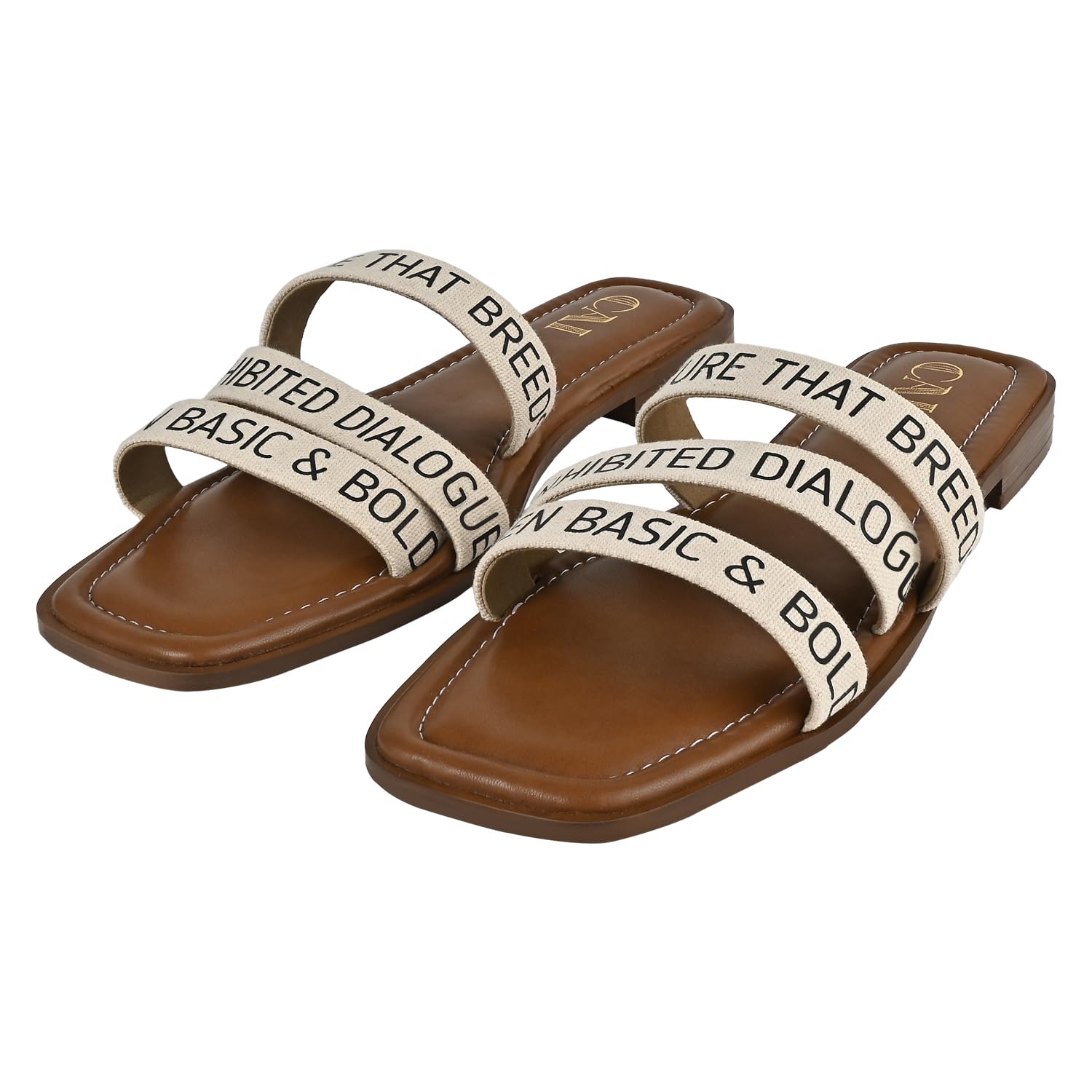 CAI Handmade withCAI Bold & Basic Tan Flats For Women