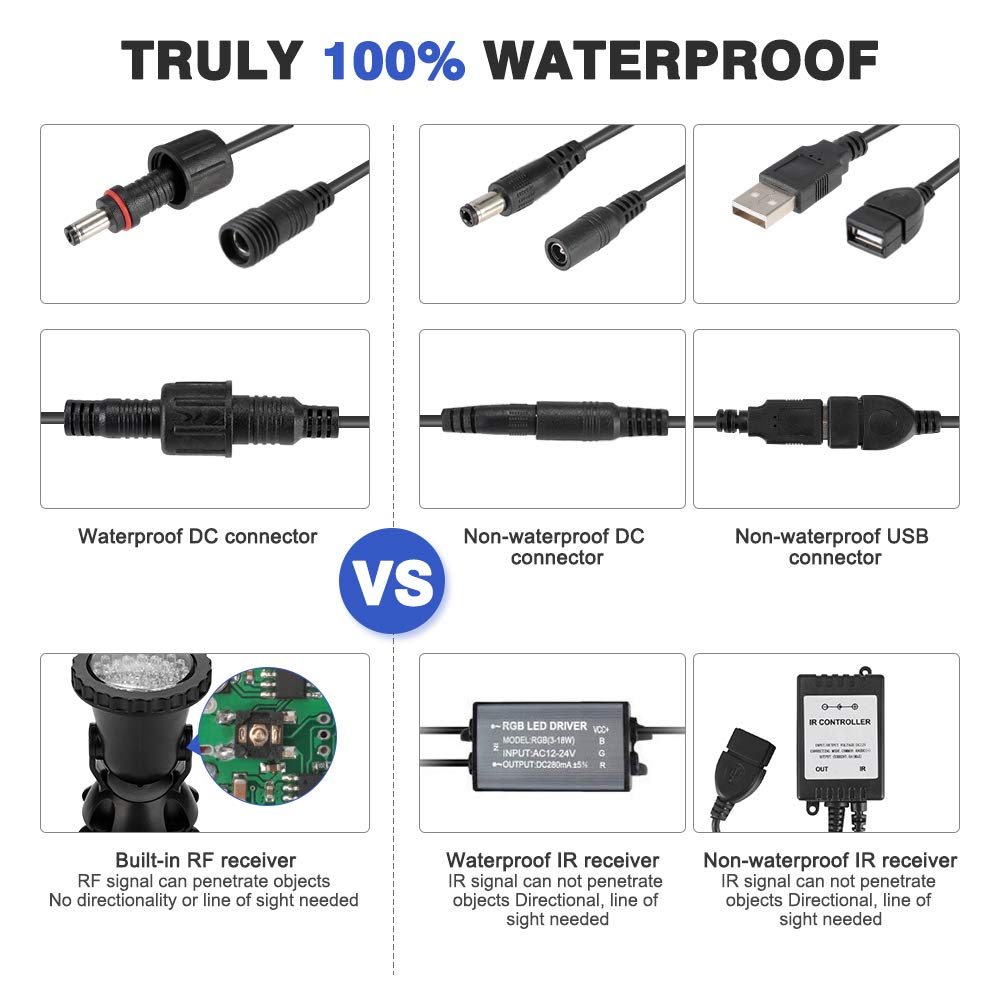 Focos Solares Impermeables Para Exteriores, 4 Luces LED Para Exteriores Para Patio, Jardín