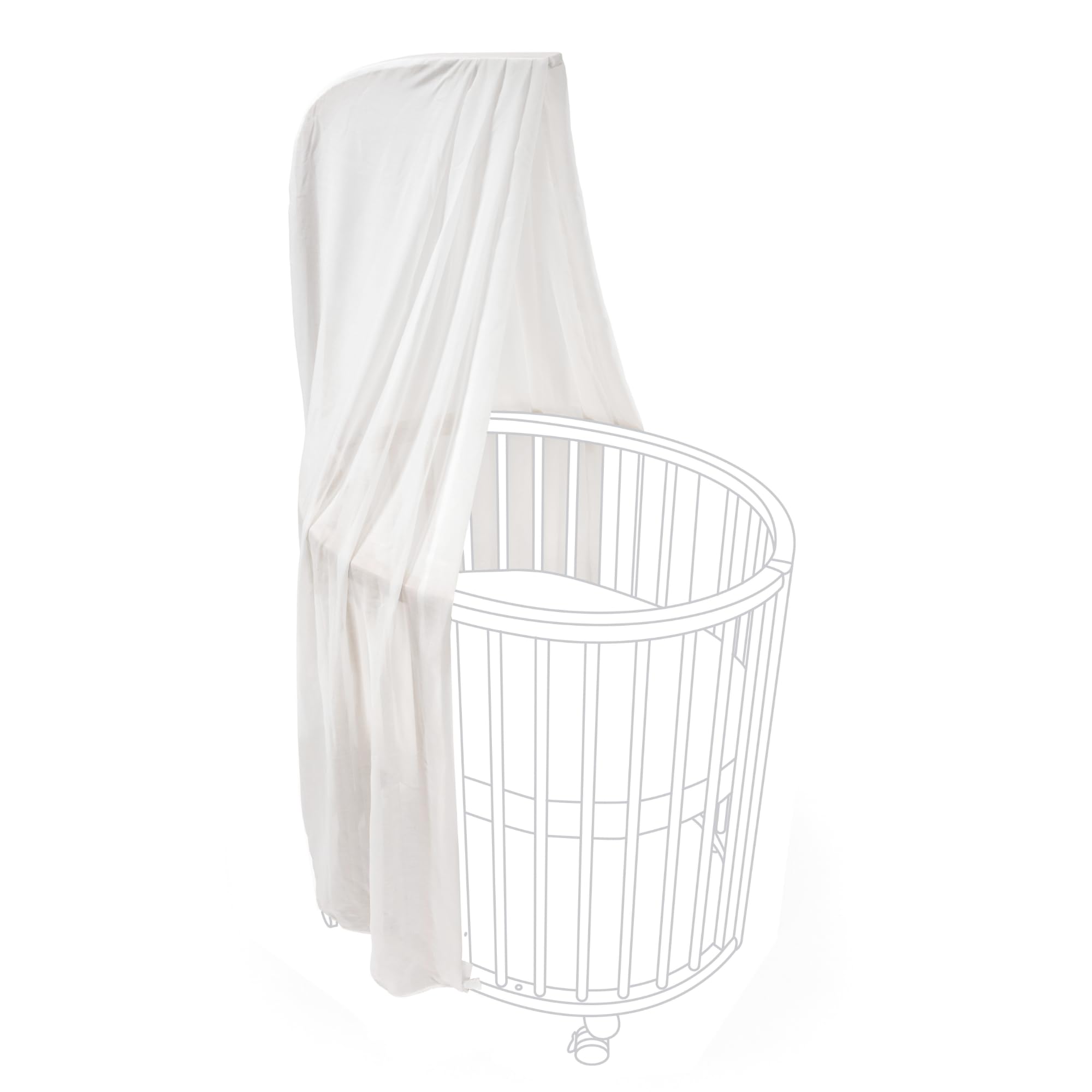 Sleepi Canopy V3, White - Create a Cozy, Calm Environment for Baby - Easy to Assemble - Lightweight Fabric - Compatible with Sleepi Mini & Bed