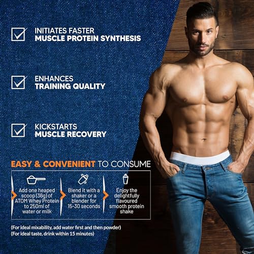 Image of AS-IT-IS ATOM Whey Protein 2kg | 27g protein | Isolate & Concentrate | Mango Fusion | USA Labdoor Certified | With Digestive Enzymes for better absorption