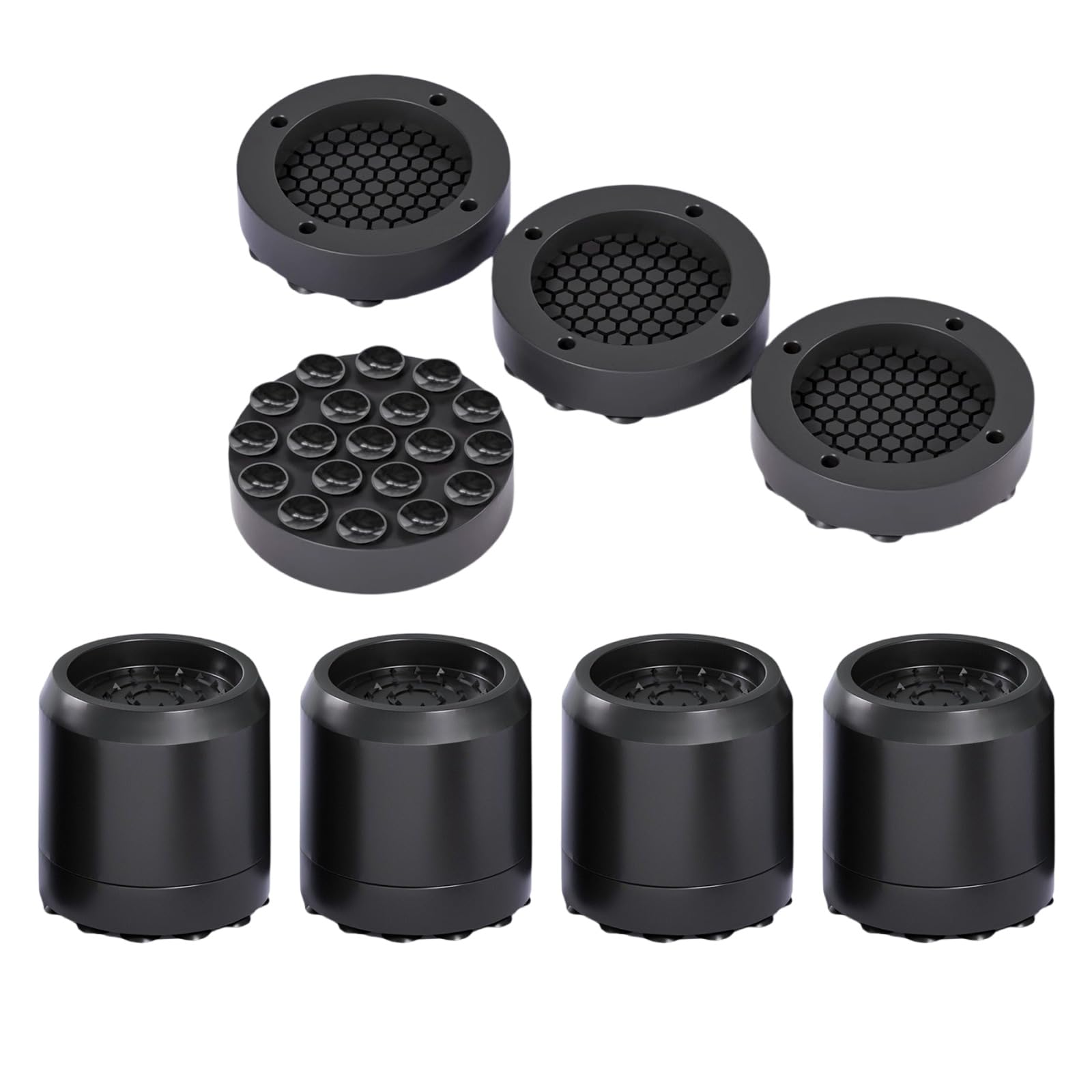 Xjdzineq Of 8 Anti Vibrations Washing Machine Pads Perfect for Reducing Noise and Securing Home Appliances Against Scratches Stackable Washing Machine Feet