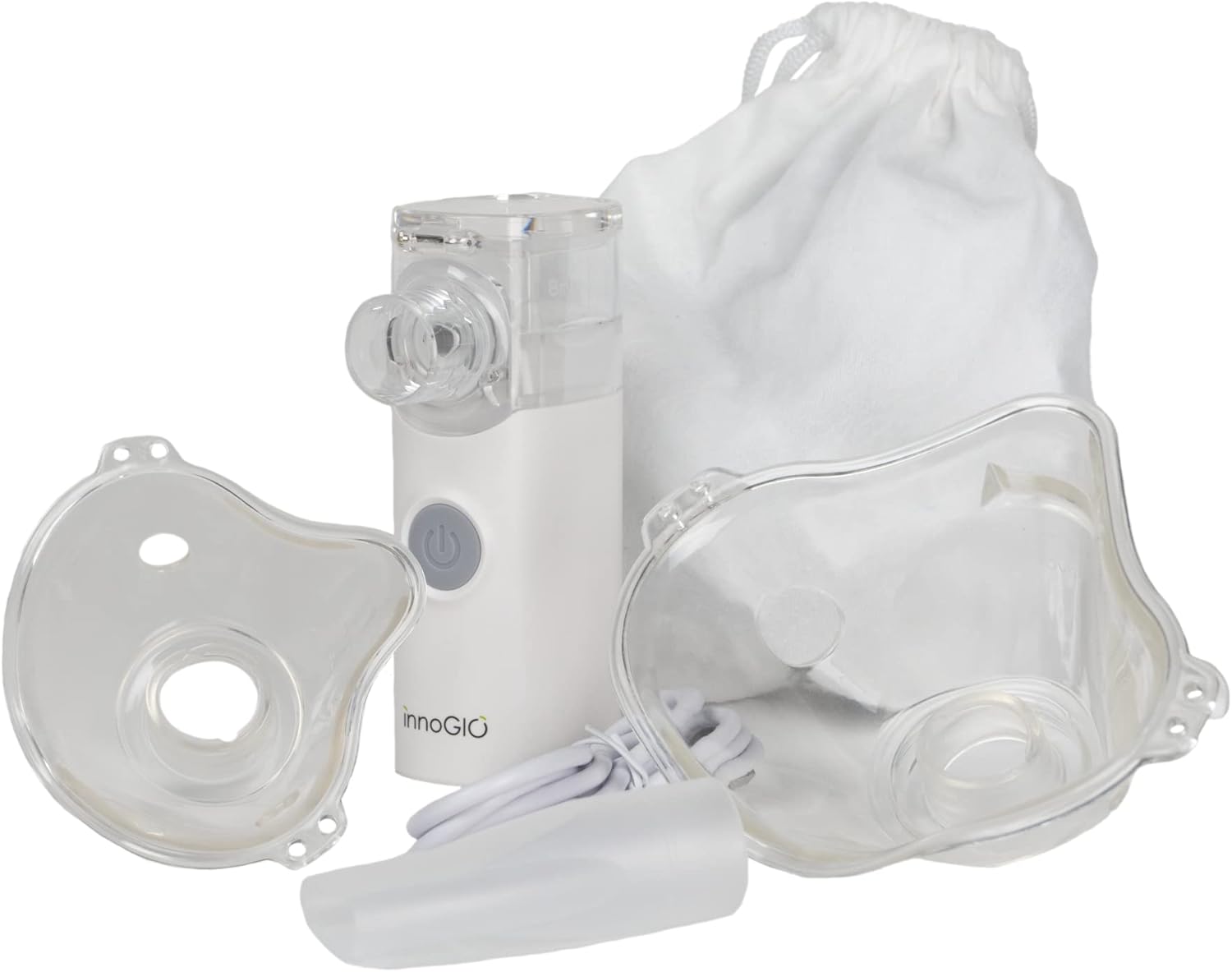 InnoGIO Mini Mesh Nebulizer with included accessories