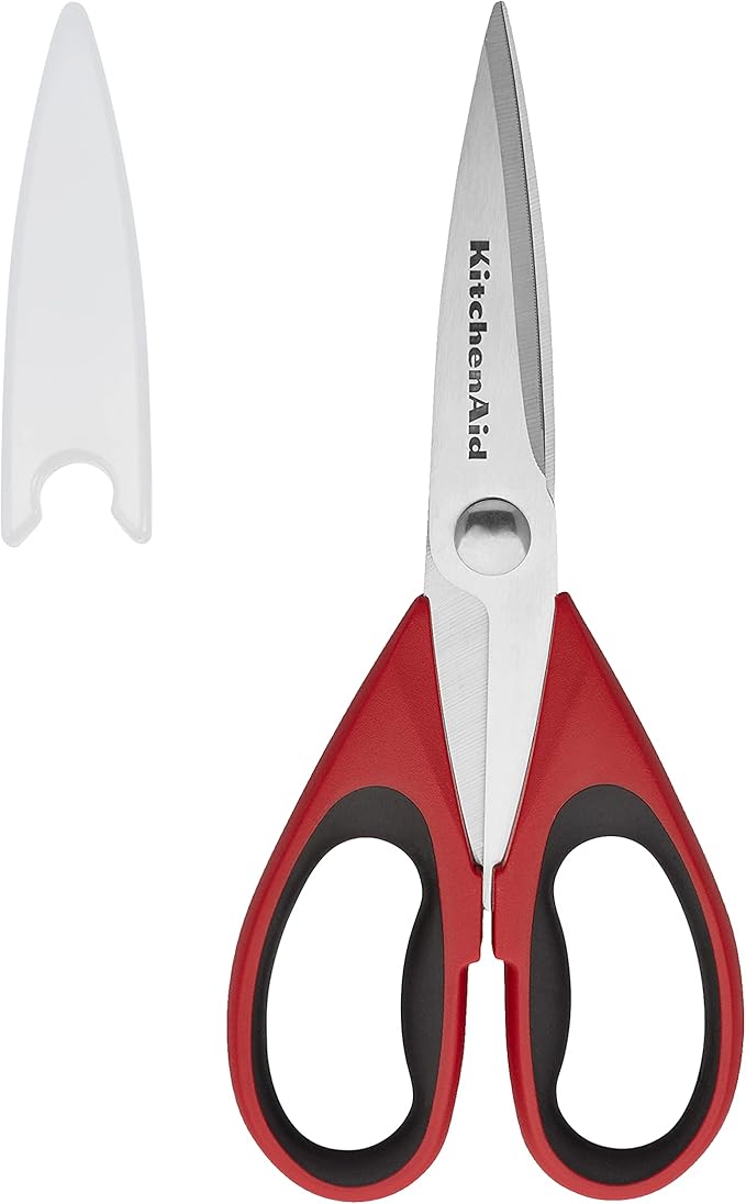 KitchenAid KE351OHERA All Purpose Shears, Stainless Steel, Red/Black ...