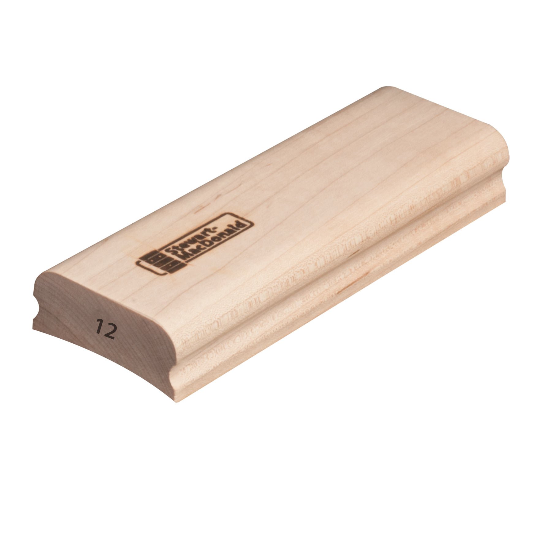 StewMac 8"-Long Wooden Radius Sanding Block, 12" Radius