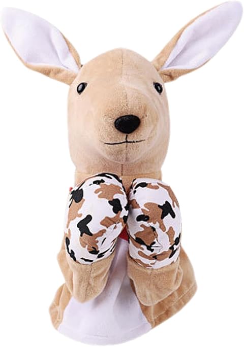Pupazzi Di Peluche Bambola educativa in peluche | Burattino a mano animale kung fu con suoni e azione di boxe Per Bambini E Bambine Compleanno Ruolo Educativo Prescolare