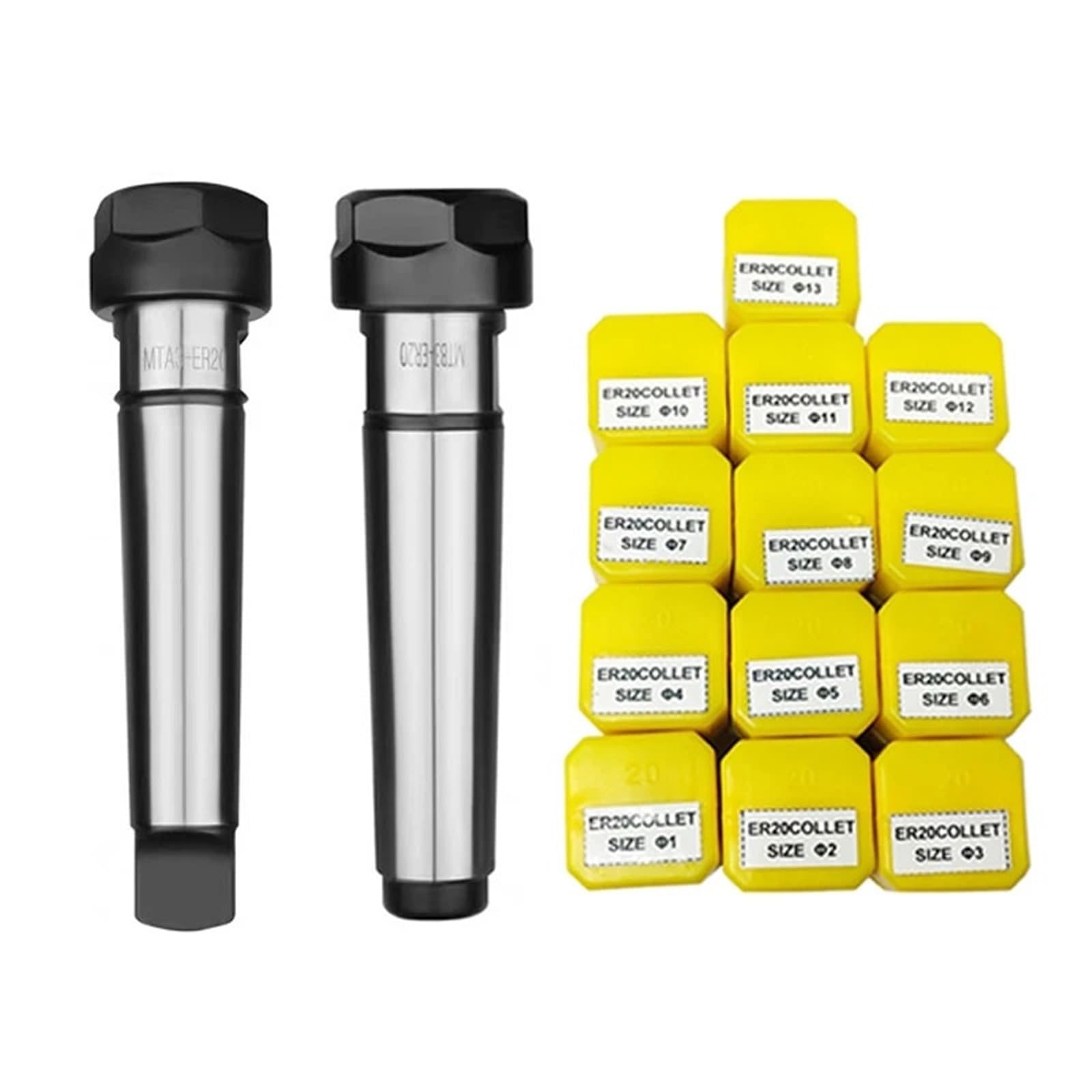 Mandrin cône Morse ER20 pince de serrage MTA4 pour fraiseuse CNC MT3 MT4